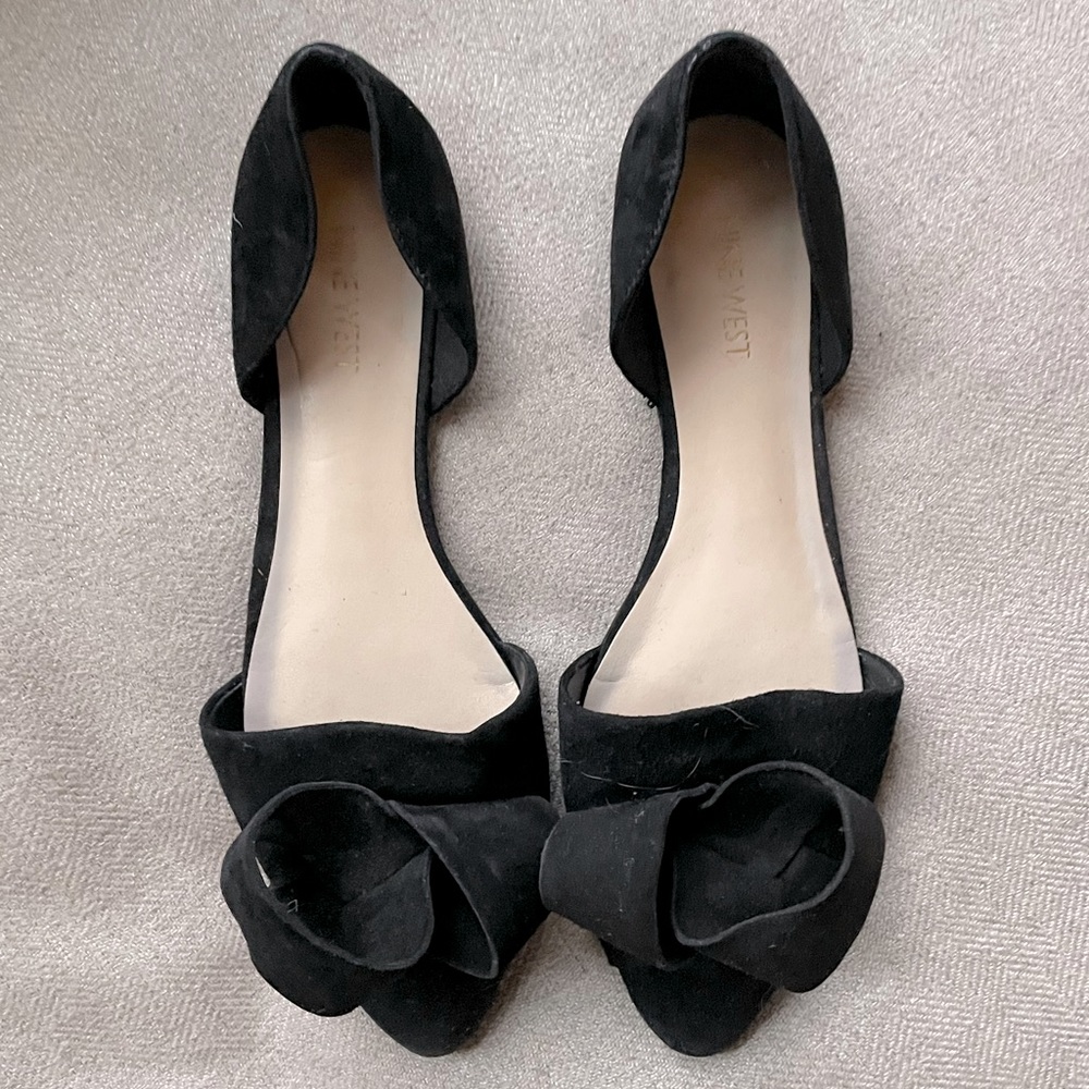 Nine West Black Flats